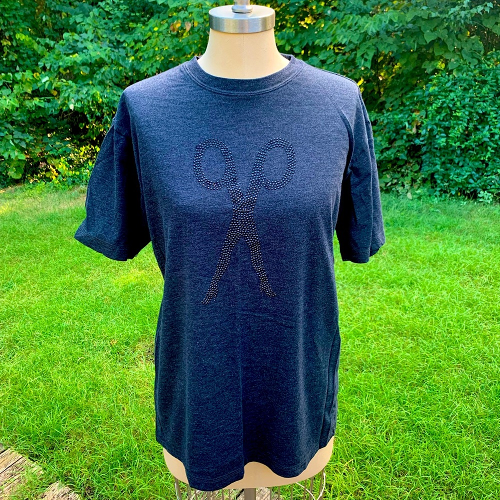 Scissor Leg Bedazzled Tee